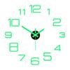 Luminous Wall Clock Silent Movement Easy-to-read Simple Installation Decorative DIY Wall Clock for Living Room Bedroom