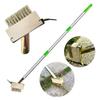 Garden Weeding Brush Stainless Steel Outdoor Multifunctional Adjustable Long Handle Cleaning Brush