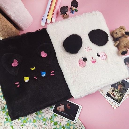 Доска M Popo Binder Меховой Binder (включает 30 листов) Папка-переплет для фотокарточек формата А5 с 6 отверстиями Poca, книга для коллекционирования, фотоальбом, дневник-переплет