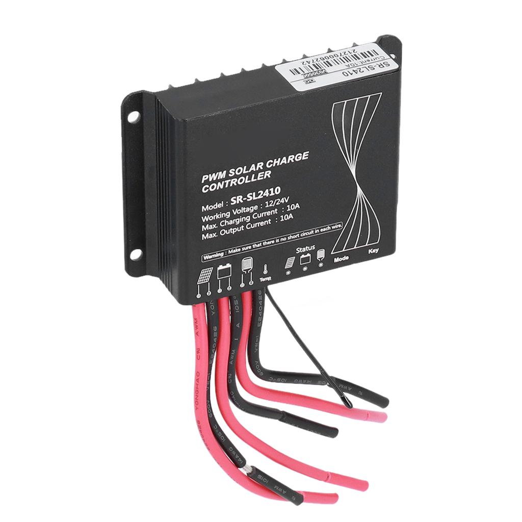 ШИМ Контроллер заряда солнечной батареи 10А Регулятор солнечной панели Водонепроницаемый Контроллер энергии для аксессуаров для автодома