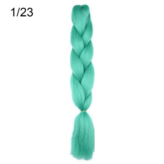 Женские Jumbo вязание крючком плетение Ombre Color Синтетические наращивания волос Kanekalon