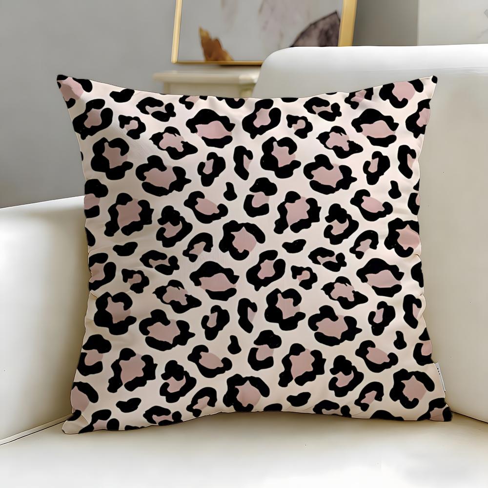 flower pattern Cushion Cover Soft  EasyWash Pillow Case  Versatile for Couch Bed Travel and Office