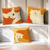 Cute Cartoon Cat Art Cushion Cover Comfortable Soft Pillow Case for Sofa Living Room Home Office Decor Protective Covers