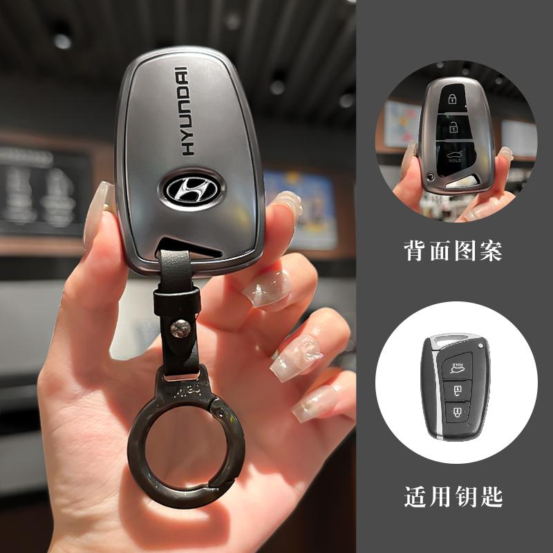 Чехол-брелок для автомобильного ключа Защитная оболочка Для Hyundai Grandeur HG Седан Genesis G80 Santa Fe 3DM Grand SantaFe 2018 IX45 EQUUS Azera