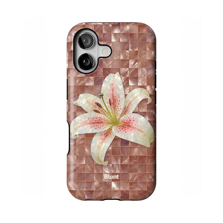 Clmj Чехол для телефона Розовый Гибискус для IPhone 17 16e 16 15 14 13 12 11 X XS XSMAX 7 8 Air Pro Max Plus Роскошная Двухслойная Задняя Крышка