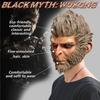 Маска из латекса Black Myth Wukong Маска Ци Тянь Да Шэн Причудливый обезьяний головной убор Украшение на Хэллоуин Реквизит для косплея