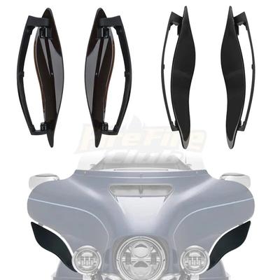 1 пара обтекателя крыла летучей мыши, дефлектор бокового крыла для Harley Touring Electra Street Tri Glide 2014 2015 2016 2017 2018