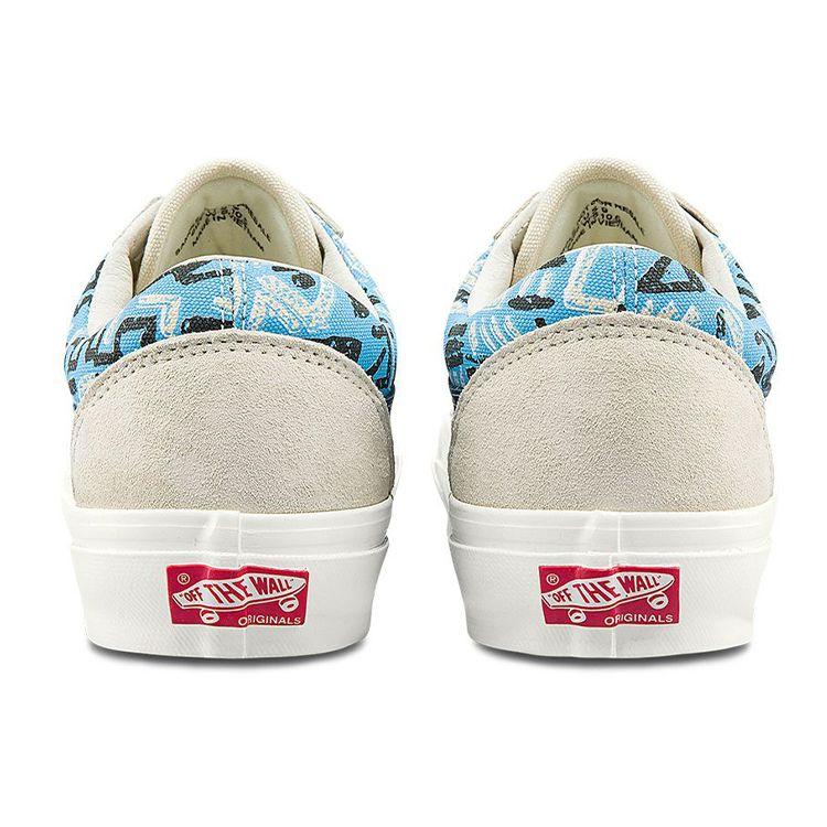 Vans Кроссовки унисекс OG Old Skool LX Aztec — Whitecap серо-синие VN0A4P3X92N