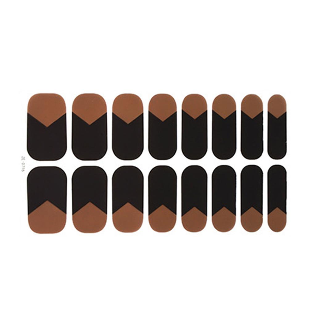 Nails Polish Stickers Gradient Gels Nail Strips Nails Polish Wraps Glittering Gels Nail Stickers Manicures Stickers