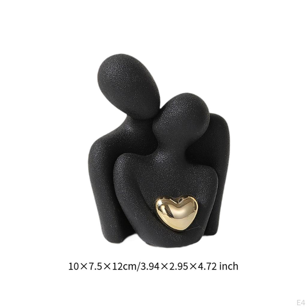 Керамическая парная скульптура для помолвки, подарков на свадьбу ко Дню святого Валентина, украшения стола