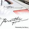 Black/White Waterproof  Accessories  English Letter Signature  Auto Decal  Vinyl  Car Stickers