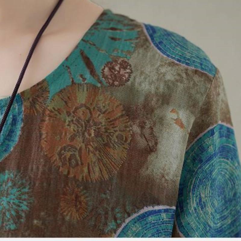 Новые цветочные праздничные платья в стиле путешествий с круглым вырезом, винтажные длинные платья из хлопка и льна, покрывающие кожу