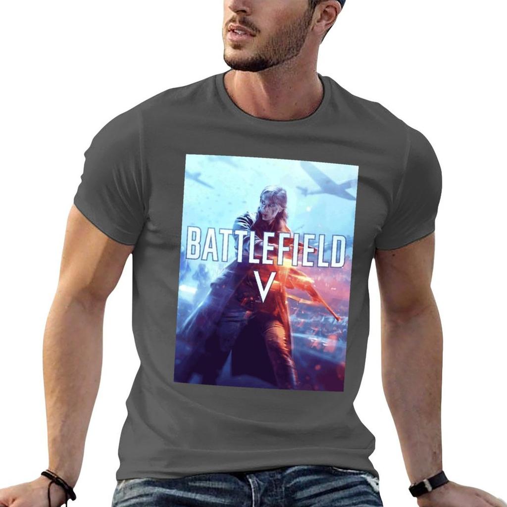 Battlefield V 5 Фан-арт 4k Классическая футболка Аниме футболки для унисекс G Унисекс футболки для унисекс Футболка