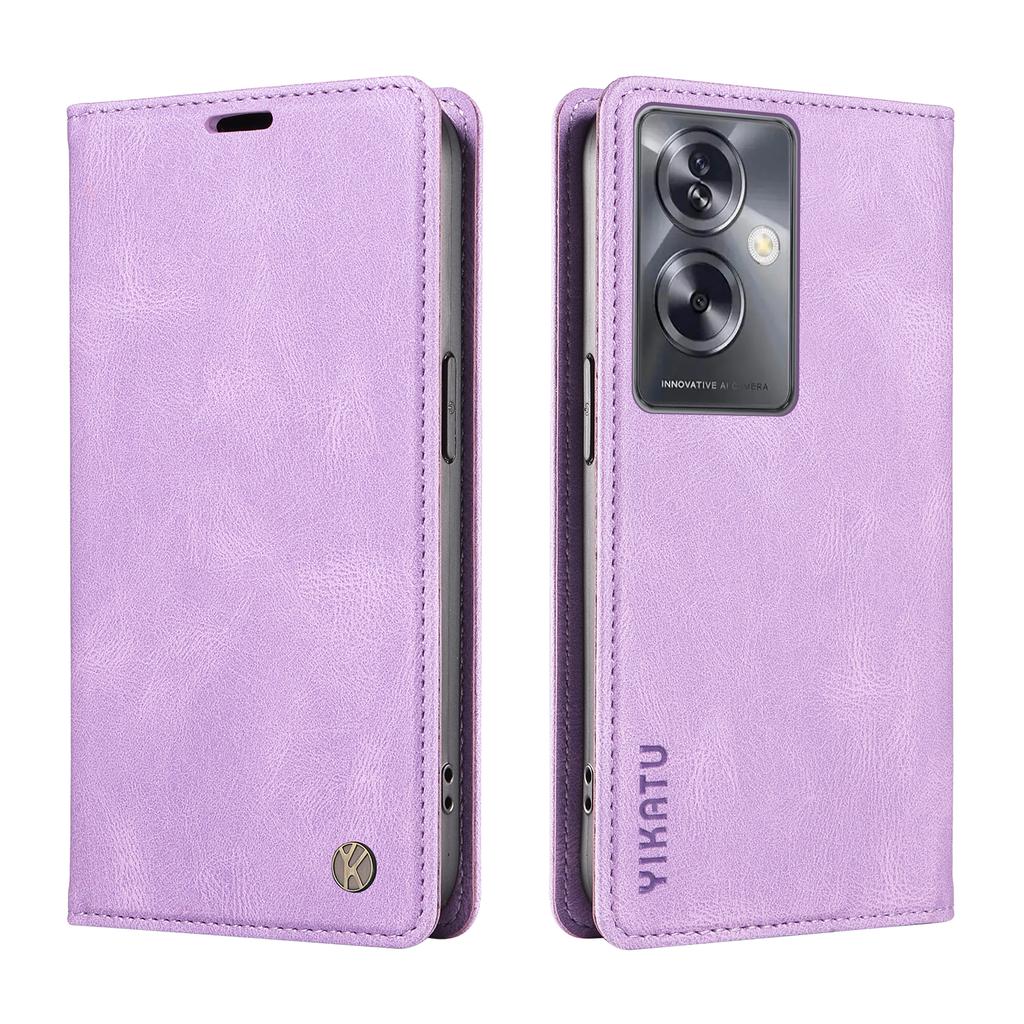 Nubuck PU Leather Fully Matte TPU Card Slots Wallet Phone Case for Oppo A15,A16,A17,A55,A72,A73,A74,A58,A38,A78,A79,Realme C12,C15,C21,C30,C33,C55...