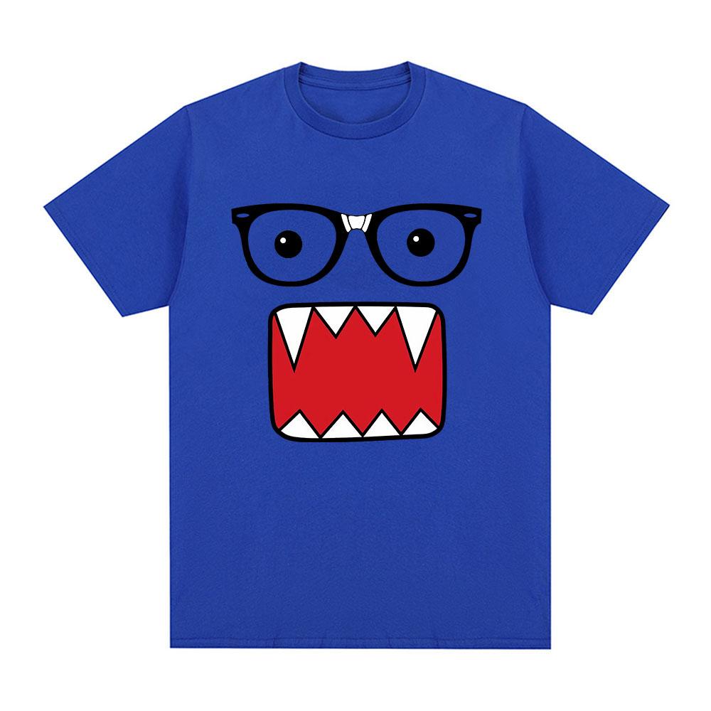 Domo Kun Смешные Юмористические Футболки Мужские Женские Хлопковые Повседневные Футболки Харадзюку Круглый Вырез Короткий Рукав Летняя Футболка Уличная Одежда Топы