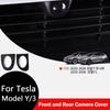 Для Model Y Juniper 2025-2026 Передняя Задняя Камера Защитная Крышка Линзы Устойчивая к Царапинам Пятностойкая Автомобильные Аксессуары