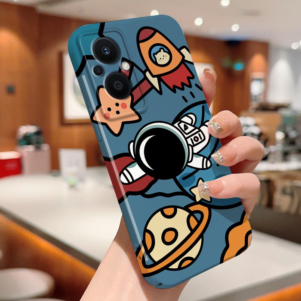 Все включено Пленка Чехол для телефона Мультяшный Модный дизайн Жесткий Чехол Полная защита Защита камеры для OPPO A60 A96 Reno12 Realme C53 C75