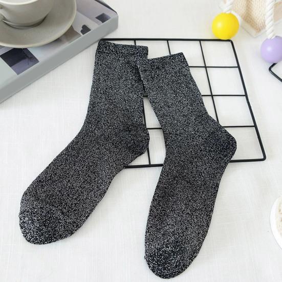 Женские блестящие носки до щиколотки, блестящие металлические носки, женские блестящие носки с ворсом, летние тонкие хлопковые носки для женщин и девочек