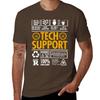 Tech Support Funny IT Helpdesk T-Shirt oversized cute clothes mens vintage t shirts