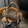 Maillard retro portable pillow bag women's 2025 new autumn and winter high-end niche design crossbody shoulder bag