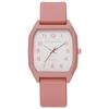 Fashion Sports Women Brand Watches Simple Rectangle Numbers Ladies Quartz Watch Casual Silicone Strap Dress Gift Wristwatches