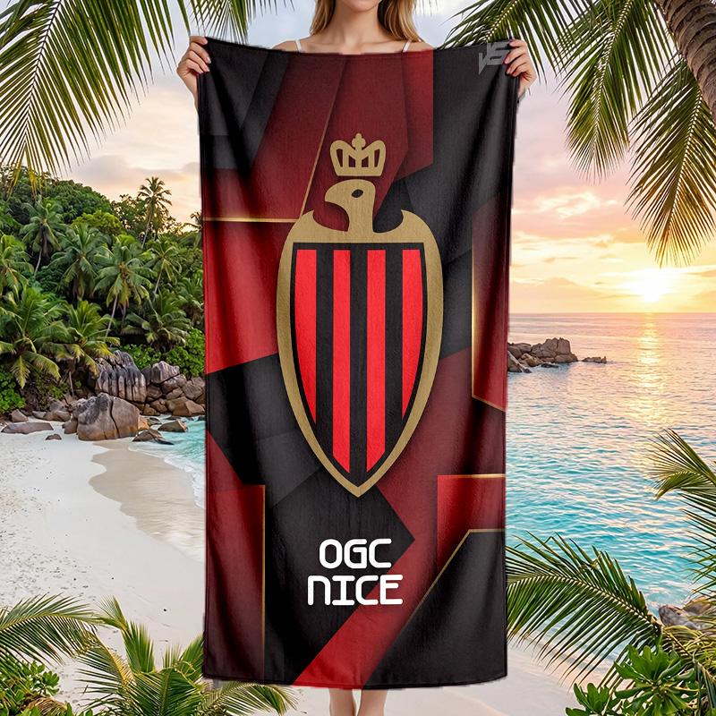 OGC Nice FC print Quick Dry Beach Towel Microfiber Absorbent Portable Travel Swimming Towel
