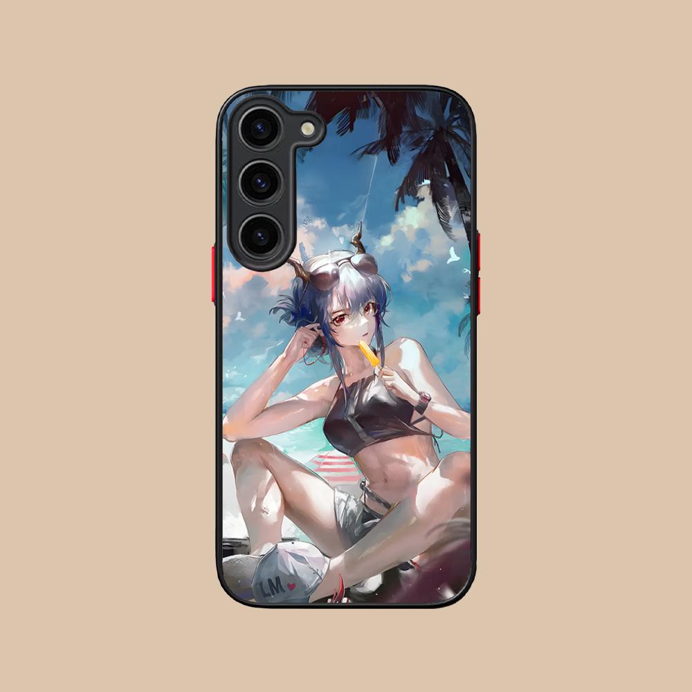 Чехол для мобильного телефона Arknights Chen для Samsung Galaxy S25 S24 S23 S22 S21 Plus FE Ultra Цветной Силиконовый Защитный Красивый Чехол