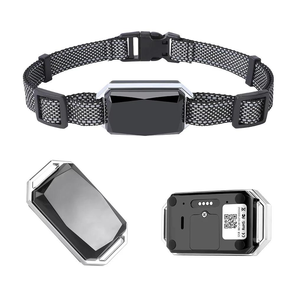 Smart 4G Mini GPS Pet Collar for Dogs-Anti-Lost Two-way Calling BeiDou Navigation IP67 Waterproof Real-Time Tracking 24/7