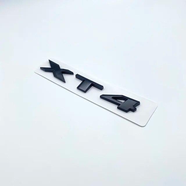 3D буквы и цифры эмблема для Cadillac XT4 XT5 XT6 XTS AWD крышка багажника автомобиля заводская табличка логотип наклейка хром глянцевый черный