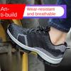 Fashion Labor Insurance Shoes Men, Wear-resistant and Anti-smashing Safety Protective Shoes Men's Low-top Protective Shoes