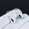 Серьги из серебра 925 пробы с бирюзовым камнем, серьги-подвески из серебра в стиле бохо, подарки для вечеринок, подарки для нее