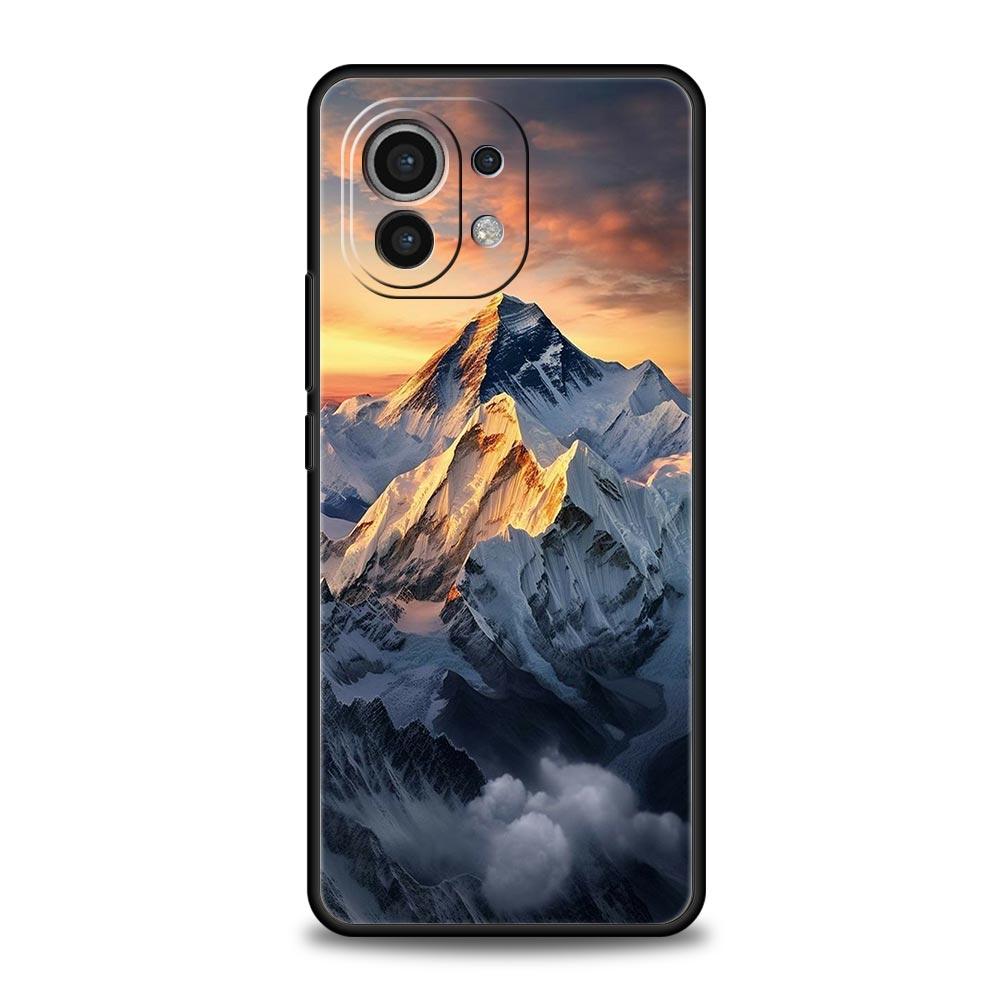 Чехол для телефона для Xiaomi Mi 15 14 14T 13T 12T Pro 12 13 11 Lite 5G 11T X6 X5 Pro Мягкий ТПУ чехол Гора Эверест первый в мире