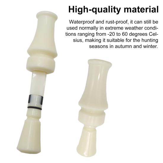 Outdoor Hunting Crow Call Whistle Portable Lightweight White Realistic Sound Turkey Locator Duck Bird Animal Caller Attracting Whistle