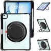 Для iPad Эйр 13 (2025)/(2024)/Про 12.9 (2022)/(2021)/(2020)/(2018) Чехол с поворотной подставкой PC+TPU+акриловый чехол для планшета
