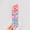 BABY BOWS Gradient Color Butterfly Bows Hair Clips for Women Girls Leather Hairpins Barrettes Headwear 10Pcs/set Gift Hairgripes