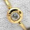 NON BRAND - One diamond, 0.1ctRing ring 18K Yellow Gold/diamond #12.5(JP Size) Array