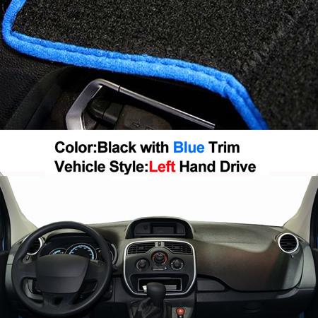 2 Layers Car Dashboard Cover Dash Mat Carpet For Renault kangoo 2010 - 2019 LHD RHD 2011 2012 2013 2014 2015 2016 2017 2018