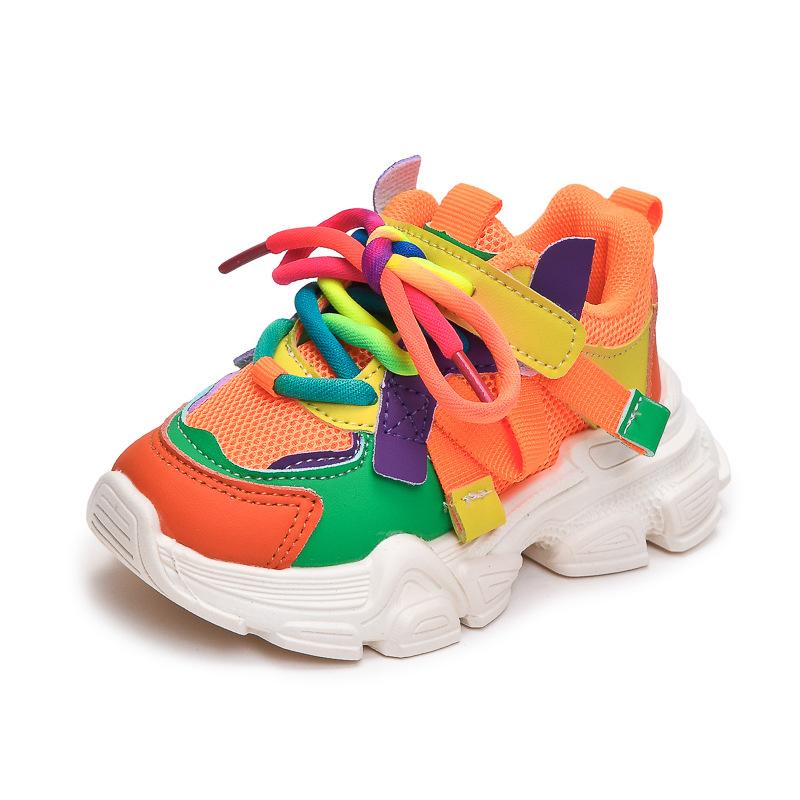 New autumn children's sports shoes, trendy dad shoes, fashionable running shoes for boys and girls
