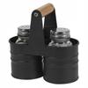 Salt and pepper shakers, spice set