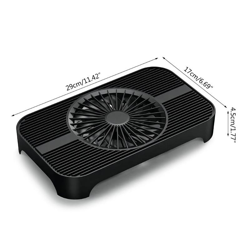 Охлаждающий вентилятор для маршрутизатора с высоким потоком воздуха для компьютерных кулеров, ТВ-бокс, беспроводной DC5V, USB-питание, 290 мм, 170 мм, вентилятор для ПК