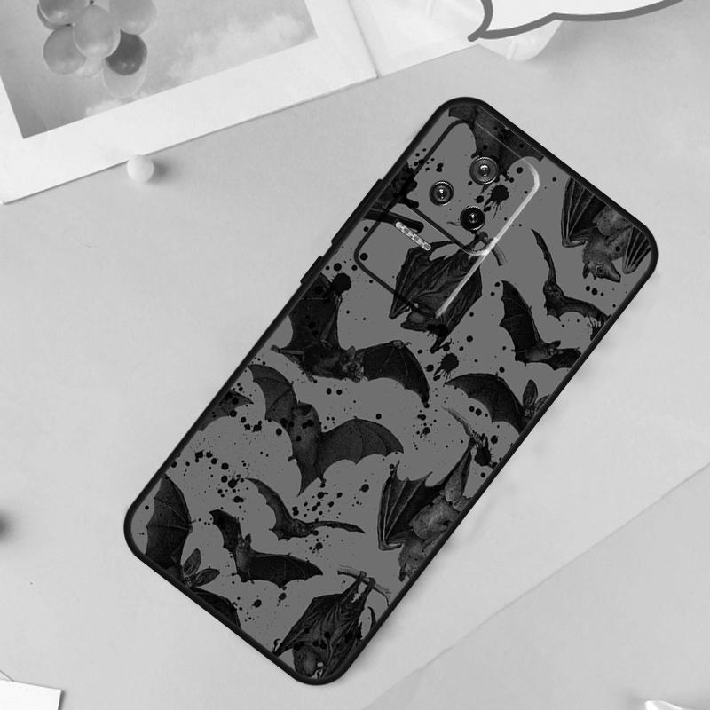 Goth Vampire Bat Gothic Case For Xiaomi 13 14 Ultra 12 Lite 11T 12T 13T Pro POCO M6 Pro X6 X5 X3 F3 F5 M5s Cover