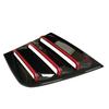 Черный+Красный Задний Боковой Жалюзи Крышка Накладка Для Dodge Charger 2011-2021
