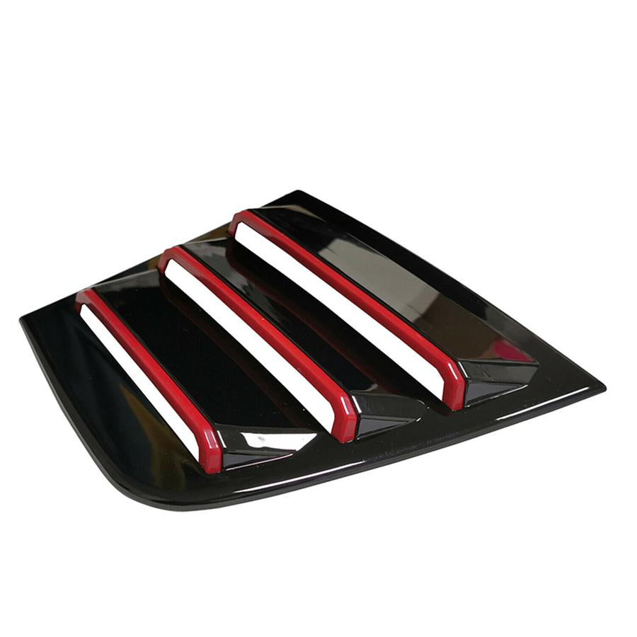 Черный+Красный Задний Боковой Жалюзи Крышка Накладка Для Dodge Charger 2011-2021