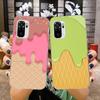 Chocolate Jam Cute Phone Case For Xiaomi 12 11T 10 9 Redmi Note 11 10 10S Pro Redmi 9 9A 8 Transparent Phone Cover