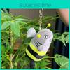 Adorable 13cm Shark Bee Plush Keychain Cute Cartoon Doll Perfect Gift For Kids
