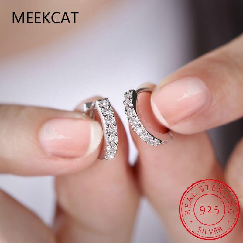 Серьги-кольца из муассанита S925 D Color Vvs1, серьги-кресты для женщин, ювелирные украшения
