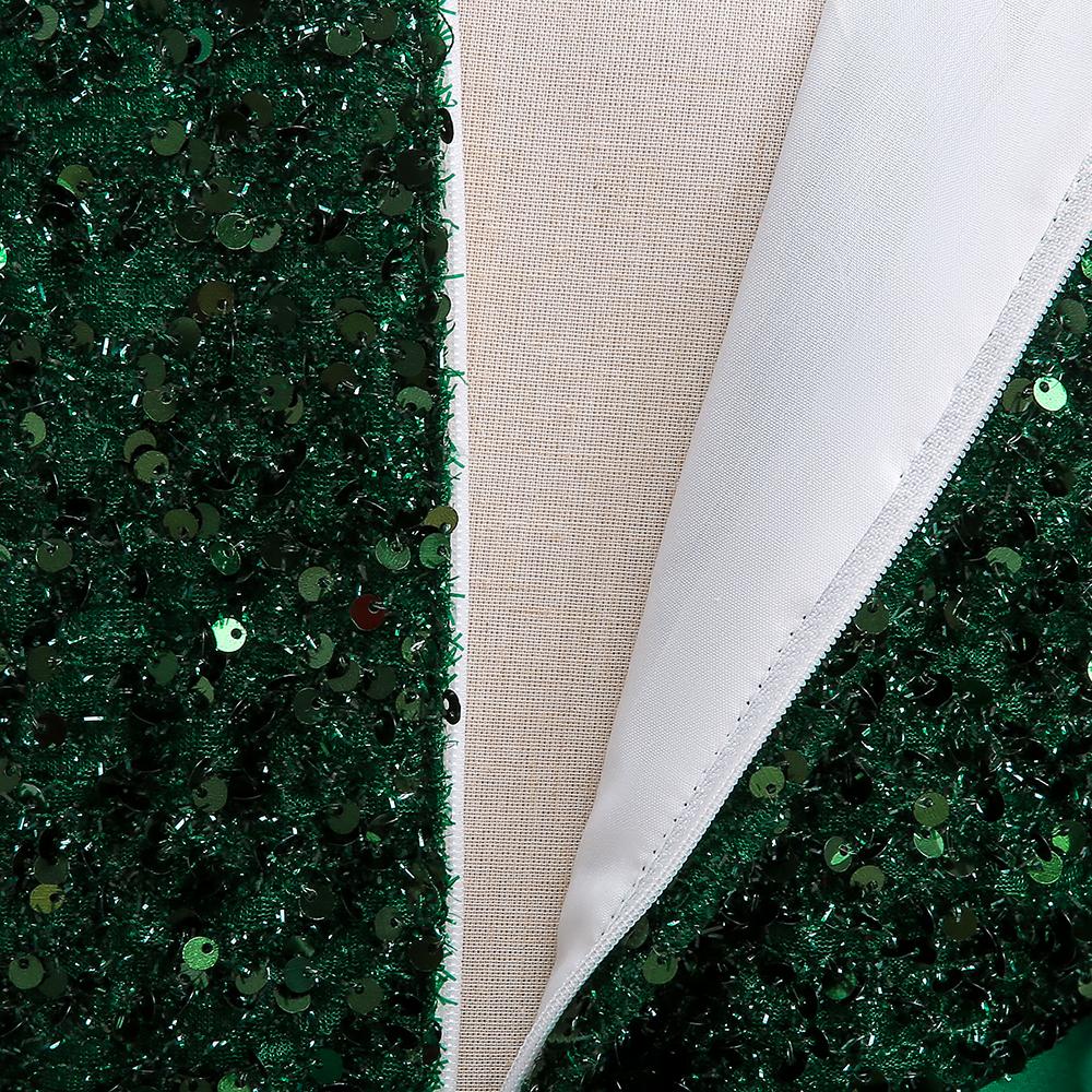 Летние рождественские детские праздничные платья с блестками для девочек, костюм подружки невесты с длинными рукавами, платье принцессы для выпускного, свадебное вечернее платье