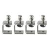 Corrosion-resistant C-clamp Jaw Small Desk Clamp 16-25mm Clamp Range Easy To Install Ractical Design Stainless Steel