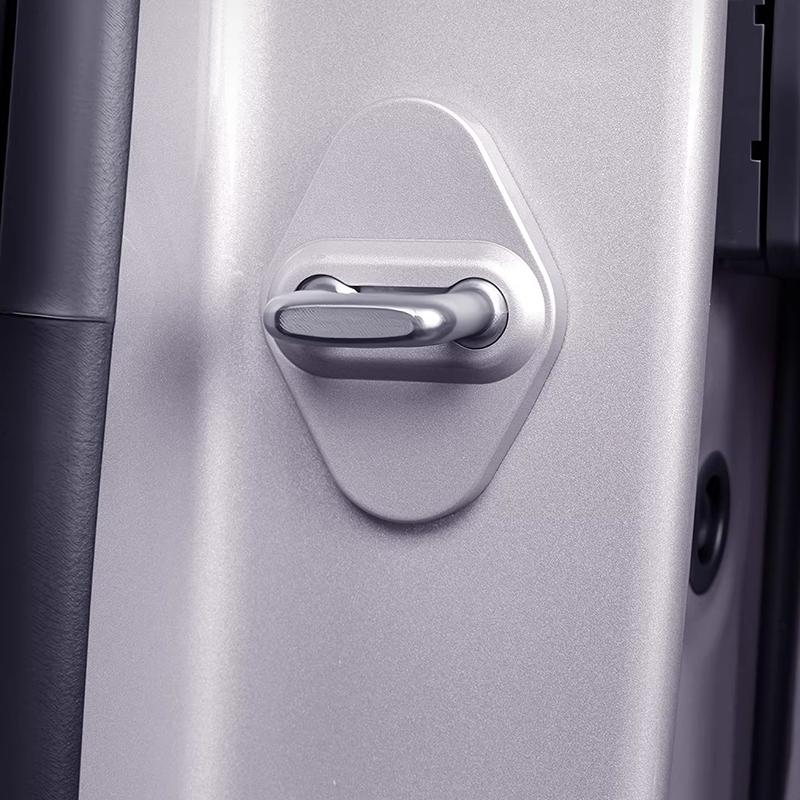 Для Xiaomi YU7 2025-2026 Крышка замка двери Крышка для защиты от ржавчины на двери Противоцарапина и ударопоглощающая накладка Автомобильные аксессуары