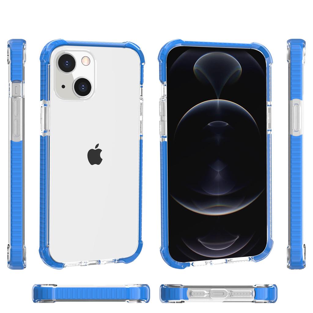 Подходит для Apple 13 акриловый чехол для мобильного телефона iPhone13 прозрачный три-в-одном с подушкой безопасности противоударный жесткий чехол заводская оптовая продажа